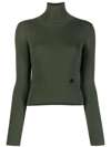 PATOU RIBBED-KNIT ROLL-NECK JUMPER