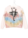 Mauna Kea Graphic Tie-dye Print Hoodie In Pink