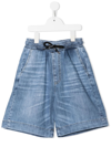 Mauna Kea Denim Bermuda Shorts In Blue
