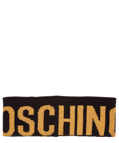 Moschino Wool Fascia In Black