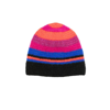 AGR PINK STRIPED BEANIE HAT,AGRAW22312MOHAIRC18310311