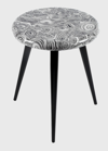 Fornasetti Malachite Stool - 18"