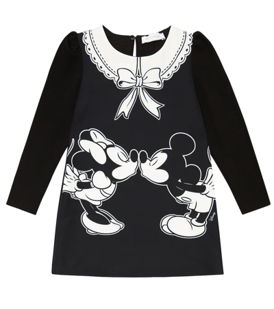 Monnalisa Kids' Girls Black Disney Dress