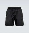 Our Legacy Black Drape Tech Swim Shorts In Black