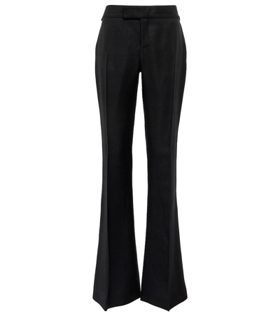 Tom Ford Flared-leg Tailored-cut Trousers In Black