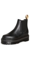 Dr. Martens Vegan 2976 Quad Chelsea Boots Black In Black