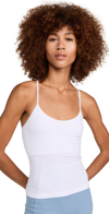 Splits59 Loren Scoop-neck Stretch-woven Tank Top In White