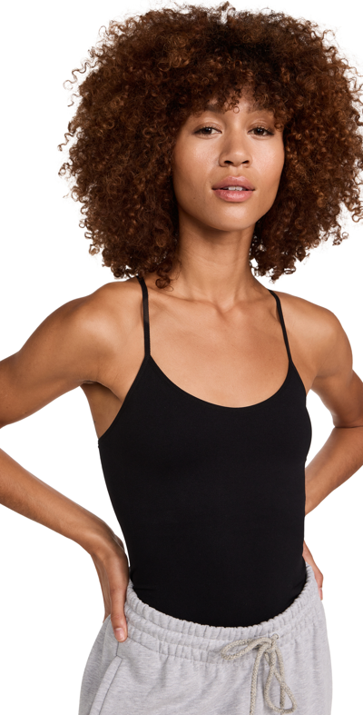 SPLITS59 LOREN SEAMLESS WAIST LENGTH TANK BLACK