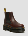 Dr. Martens' Audrick Brando Leather Platform Chelsea Boots In Brown