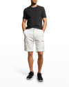 Brunello Cucinelli Slim Fit Crewneck Contrasting Trim Cotton T-shirt In Cti70 Coral