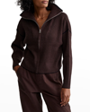 Varley Carmen Knit Jacket In Coffee Bean In Brown