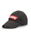 Off-white Candy Logo Baseball Cap In Black Red