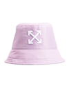 Off-white Arrow Bucket Hat In Lilac White