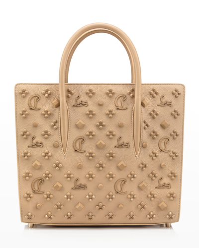 Christian Louboutin Paloma Medium Calf Tote Bag In Atlas