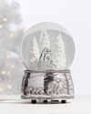 Reed & Barton North Pole Bound Polar Bear & Cubs Musical Snow Globe