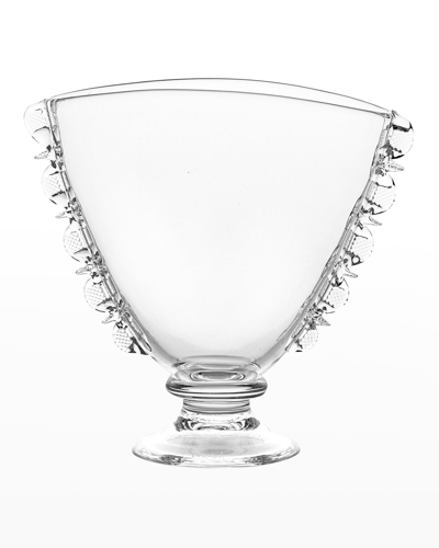 Juliska Harriet Small Glass Fan Vase In Clear
