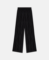 Stella Mccartney Wide-leg S-wave Trousers In Black