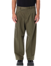 Oamc Straight-leg Tailored Trousers In Dk Moss