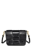 Old Trend Women's Genuine Leather Lupine Crossbody Bag In Black