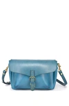 Old Trend Women's Genuine Leather Isla Crossbody Bag In Turquoise