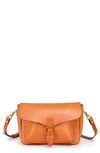 Old Trend Women's Genuine Leather Isla Crossbody Bag In Camel