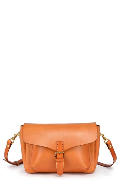 Old Trend Women's Genuine Leather Isla Crossbody Bag In Caramel