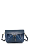 Old Trend Women's Genuine Leather Isla Crossbody Bag In Navy