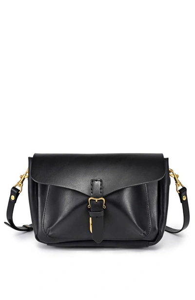 Old Trend Isla Leather Crossbody Bag In Black