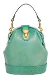Old Trend Doctor Bucket Leather Crossbody Bag In Mint