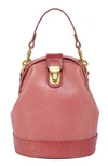 Old Trend Women's Genuine Leather Doctor Bucket Crossbody Convertible Bag In Orchid