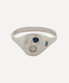 SEB BROWN SEB BROWN STERLING SILVER NEAPOLITAN AUSTRALIS SIGNET RING