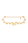 Blumarine Butterfly Chain Belt In Oro