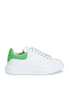 Alexander Mcqueen Oversize Leather Sneakers In White