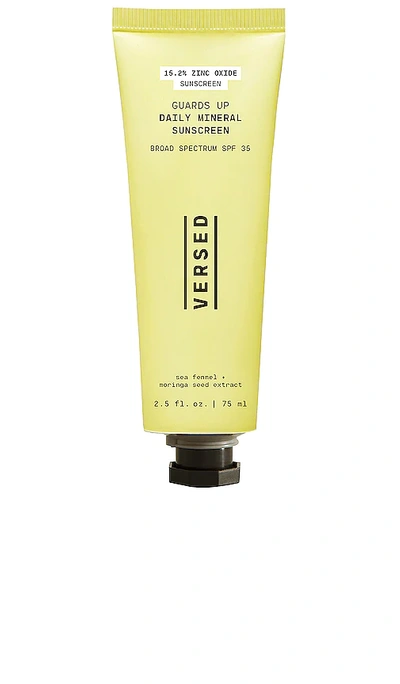 VERSED GUARDS UP DAILY MINERAL SUNSCREEN BROAD SPECTRUM SPF 35