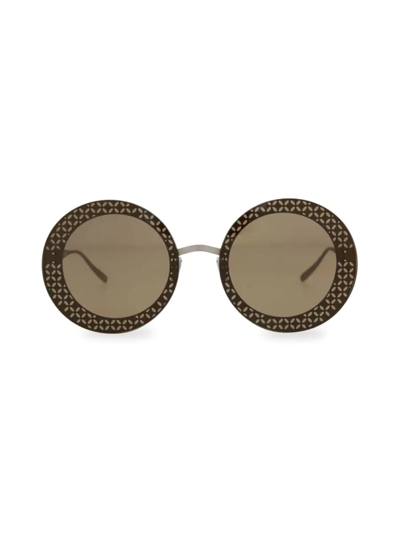 Alaïa Women's 63mm Round Sunglasses In Brown