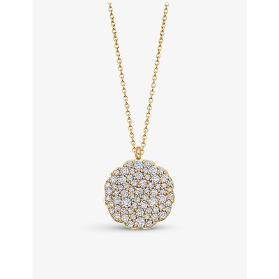 Astley Clarke Asteri Locket 14ct Recycled Yellow Gold And 0.588ct Brilliant-cut Diamond Necklace In 14ct Yellow Gold