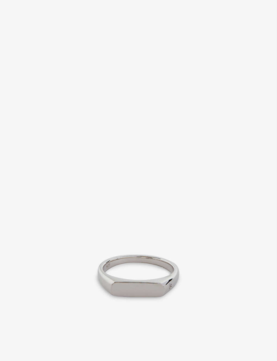 Tom Wood Silver Knut Signet Ring