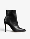 LK BENNETT CLEO POINTED-TOE STILETTO LEATHER BOOTS