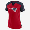 Nike Women's Dri-fit Exceed (nfl New England Patriots) T-shirt In Blue