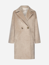 Blanca Vita Tuia Textured Double-breasted Coat