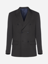 CARUSO FIGARO DOUBLE-BREASTED WOOL BLAZER