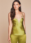 Gilda & Pearl Lace-embroidered Golden Hour Camisole