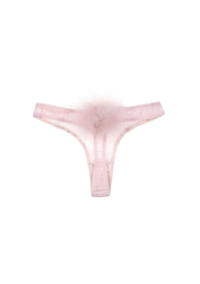 Gilda & Pearl Diana Pompom Thong In Pink