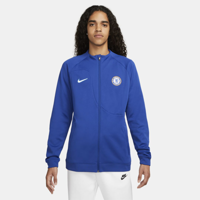 Nike Chelsea Fc Academy Pro  Men's Soccer Jacket In Blue