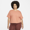 Nike Women's  Sportswear Essential T-shirt (plus Size) In Orange