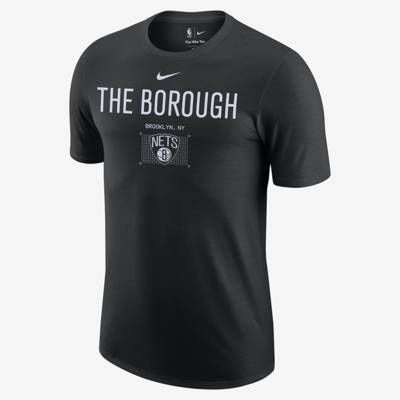 Nike Brooklyn Nets  Men's Nba T-shirt In Black