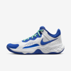 Nike Fly.by Mid 3 Basketball Shoes In White/game Royal/green Glow