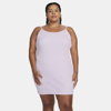 Nike Women's  Sportswear Essential Ribbed Dress (plus Size) In Purple