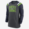 NIKE MEN'S ATHLETIC FASHION (NFL SEATTLE SEAHAWKS) LONG-SLEEVE T-SHIRT,14184359