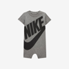Nike Baby Romper In Grey